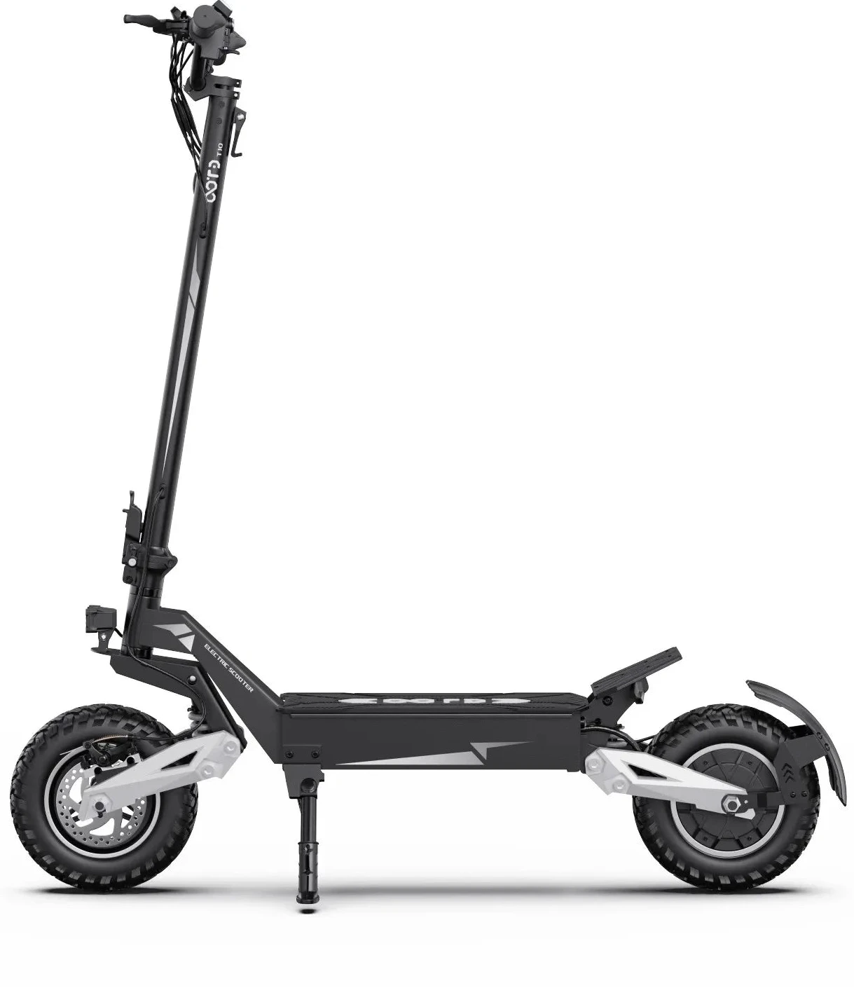 OOTD Adult E-Scooter T10 900W Power 48V13.5Ah LED Display Electric Scooter 11-inch Off-Road Vacuum Tire Foldable EScooters