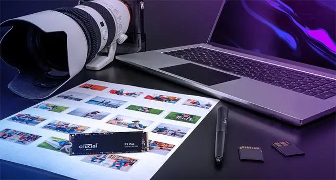 Crucial P3 Plus 1TB 2TB PCIe Gen4 3D NAND NVMe M.2 SSD, Up to 5000MB/s Solid State Drive for Gaming PC and Laptop(OEM Package)