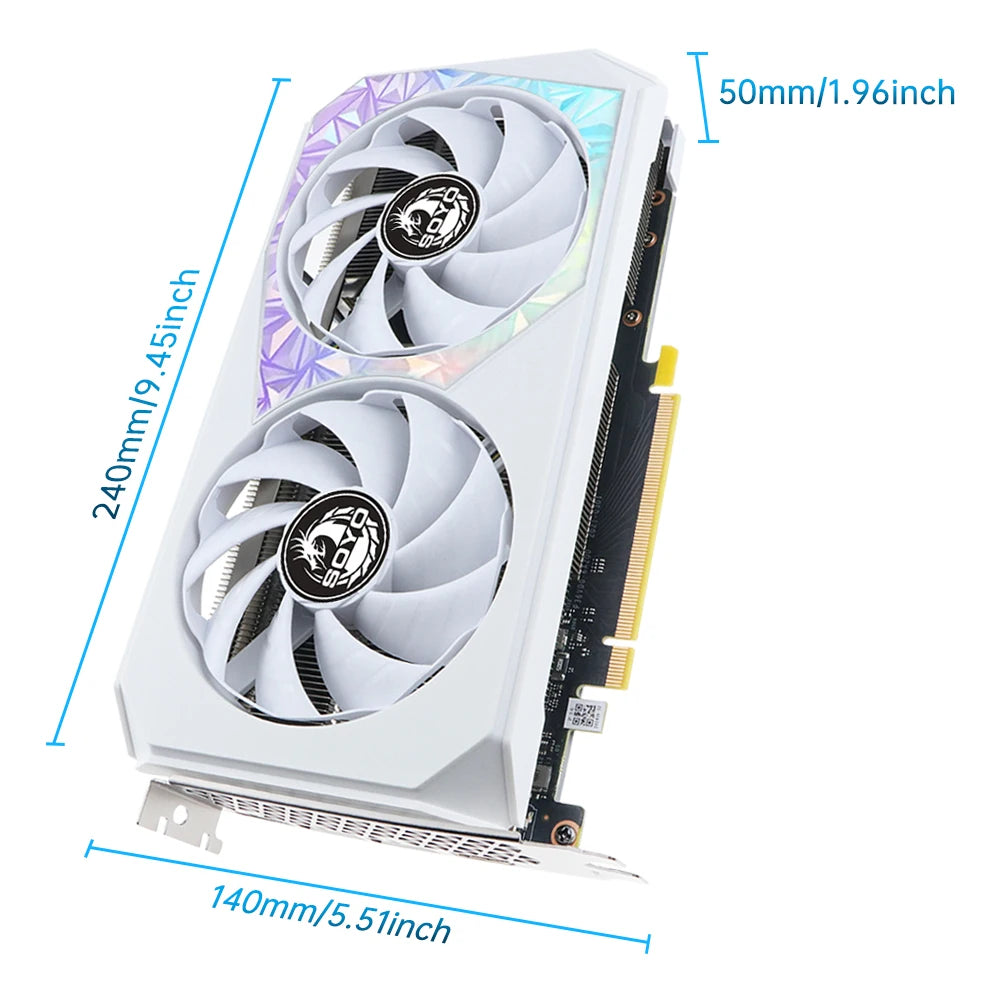 SOYO New Gaming Graphics Cards NVIDIA GeForce RTX 3060 12GB GDDR6 192 Bit Desktop GPU Video Card Computer components