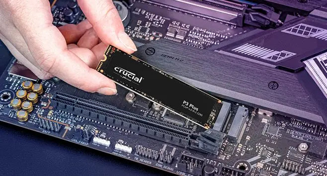 Crucial P3 Plus 1TB 2TB PCIe Gen4 3D NAND NVMe M.2 SSD, Up to 5000MB/s Solid State Drive for Gaming PC and Laptop(OEM Package)