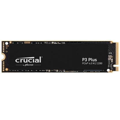 Crucial P3 Plus 1TB 2TB PCIe Gen4 3D NAND NVMe M.2 SSD, Up to 5000MB/s Solid State Drive for Gaming PC and Laptop(OEM Package)