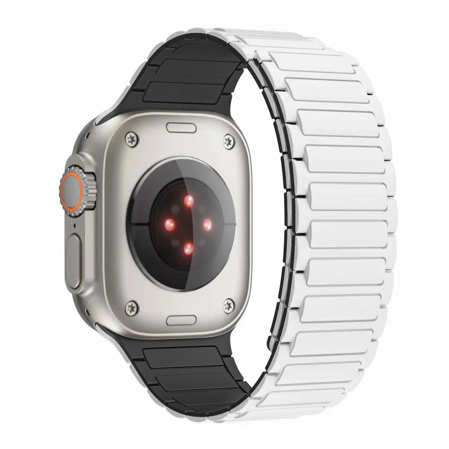 Silicone Magnetic Band for Apple Watch Strap Ultra 3 2 49mm 46mm 45mm 44mm 42mm 40 41mm Bracelet IWatch Series 11 10 9 8 7 6 SE