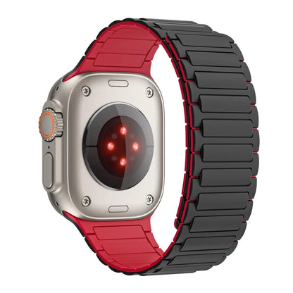 Silicone Magnetic Band for Apple Watch Strap Ultra 3 2 49mm 46mm 45mm 44mm 42mm 40 41mm Bracelet IWatch Series 11 10 9 8 7 6 SE
