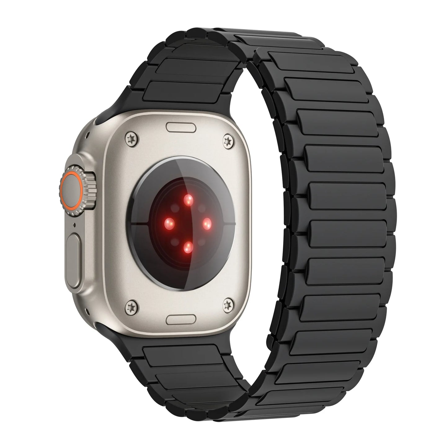 Silicone Magnetic Band for Apple Watch Strap Ultra 3 2 49mm 46mm 45mm 44mm 42mm 40 41mm Bracelet IWatch Series 11 10 9 8 7 6 SE