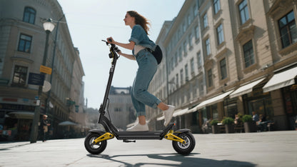 OOTD S10 E-Scooter 1400W Brand Motor 48V20AH Battery City Off-Road Electric Scooter Adult 10-inch Road Tires Foldable EScooters