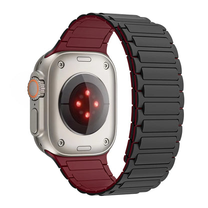 Silicone Magnetic Band for Apple Watch Strap Ultra 3 2 49mm 46mm 45mm 44mm 42mm 40 41mm Bracelet IWatch Series 11 10 9 8 7 6 SE