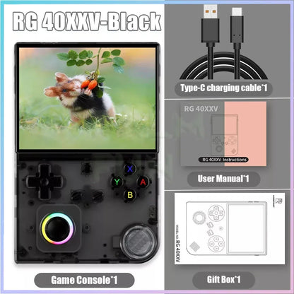 RG40XXV Retro Handheld Game Console 4.0 Inch 640*480 Screen Linux System 5G WiFi Bluetooth HDMI TV Output Video Game Player