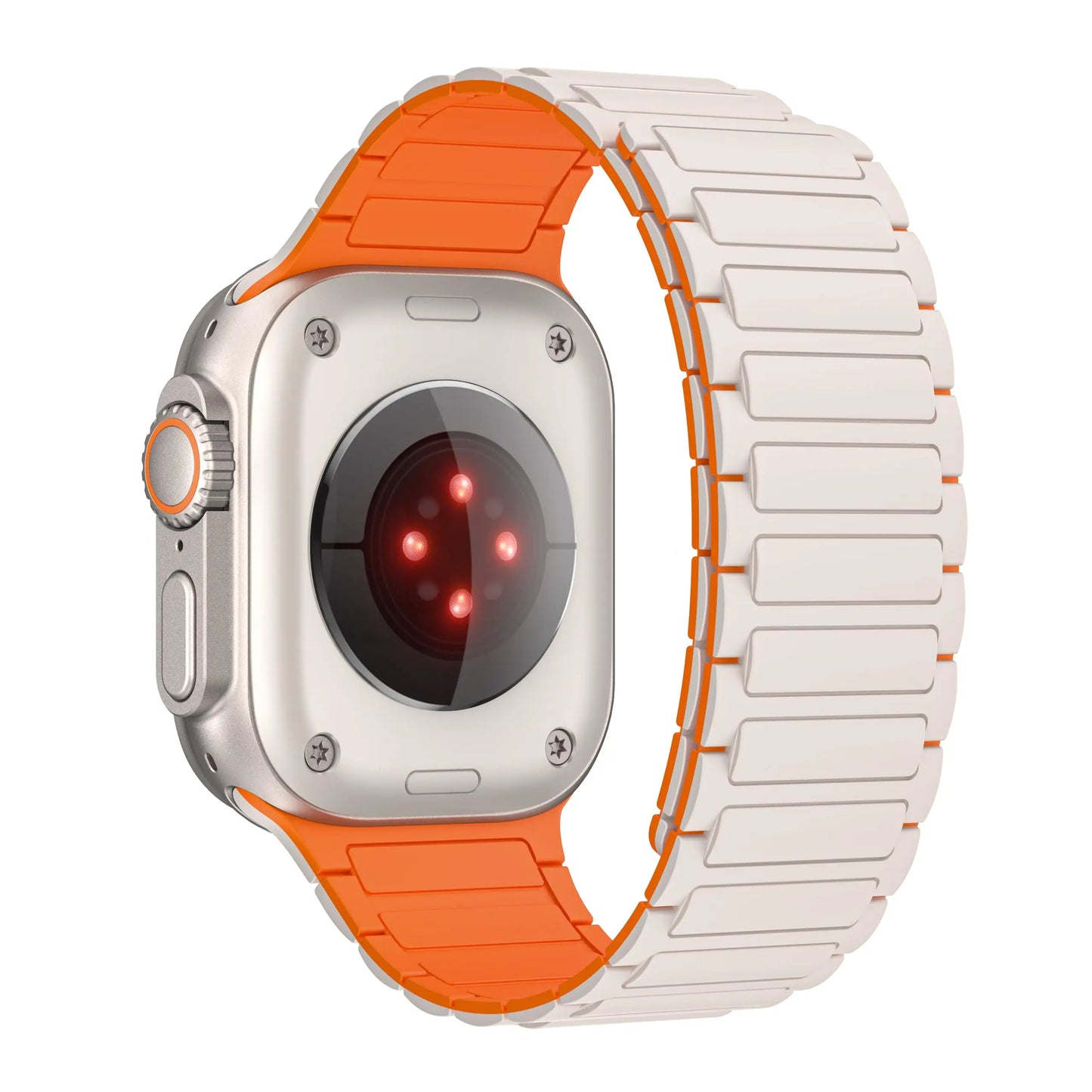 Silicone Magnetic Band for Apple Watch Strap Ultra 3 2 49mm 46mm 45mm 44mm 42mm 40 41mm Bracelet IWatch Series 11 10 9 8 7 6 SE