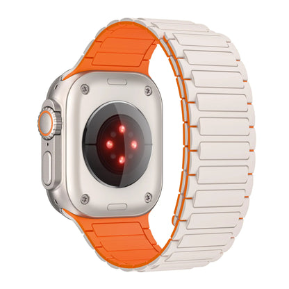 Silicone Magnetic Band for Apple Watch Strap Ultra 3 2 49mm 46mm 45mm 44mm 42mm 40 41mm Bracelet IWatch Series 11 10 9 8 7 6 SE