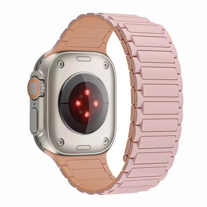 Silicone Magnetic Band for Apple Watch Strap Ultra 3 2 49mm 46mm 45mm 44mm 42mm 40 41mm Bracelet IWatch Series 11 10 9 8 7 6 SE