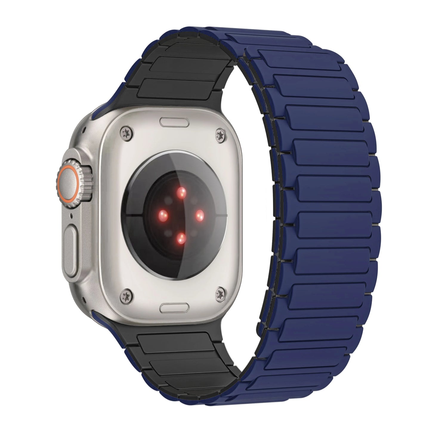 Silicone Magnetic Band for Apple Watch Strap Ultra 3 2 49mm 46mm 45mm 44mm 42mm 40 41mm Bracelet IWatch Series 11 10 9 8 7 6 SE