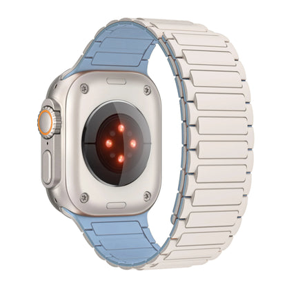 Silicone Magnetic Band for Apple Watch Strap Ultra 3 2 49mm 46mm 45mm 44mm 42mm 40 41mm Bracelet IWatch Series 11 10 9 8 7 6 SE