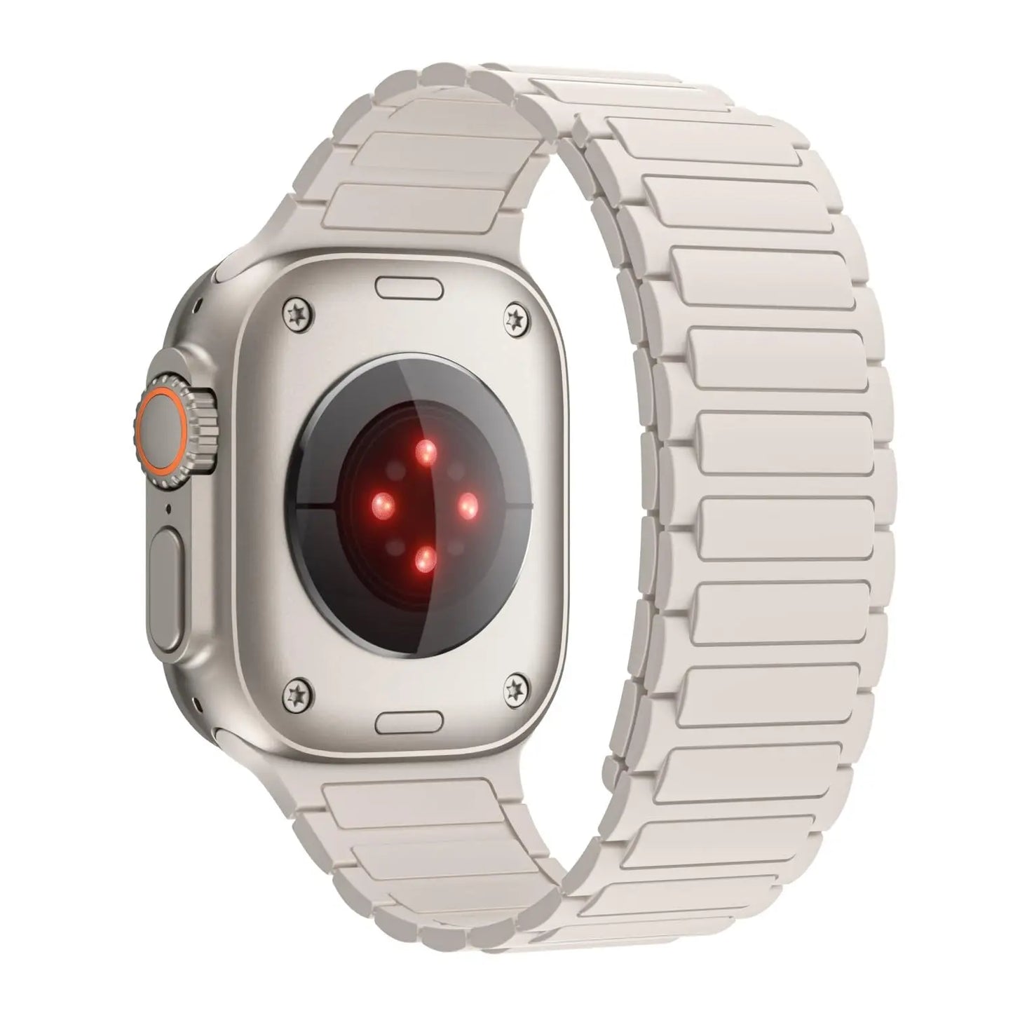 Silicone Magnetic Band for Apple Watch Strap Ultra 3 2 49mm 46mm 45mm 44mm 42mm 40 41mm Bracelet IWatch Series 11 10 9 8 7 6 SE