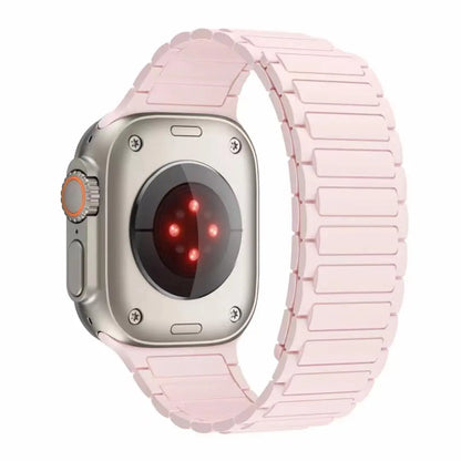 Silicone Magnetic Band for Apple Watch Strap Ultra 3 2 49mm 46mm 45mm 44mm 42mm 40 41mm Bracelet IWatch Series 11 10 9 8 7 6 SE