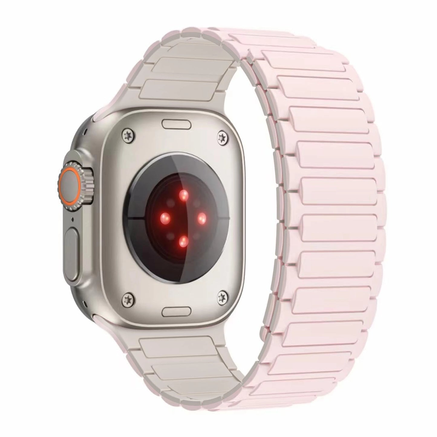 Silicone Magnetic Band for Apple Watch Strap Ultra 3 2 49mm 46mm 45mm 44mm 42mm 40 41mm Bracelet IWatch Series 11 10 9 8 7 6 SE