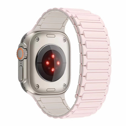Silicone Magnetic Band for Apple Watch Strap Ultra 3 2 49mm 46mm 45mm 44mm 42mm 40 41mm Bracelet IWatch Series 11 10 9 8 7 6 SE