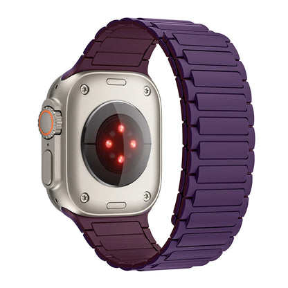 Silicone Magnetic Band for Apple Watch Strap Ultra 3 2 49mm 46mm 45mm 44mm 42mm 40 41mm Bracelet IWatch Series 11 10 9 8 7 6 SE