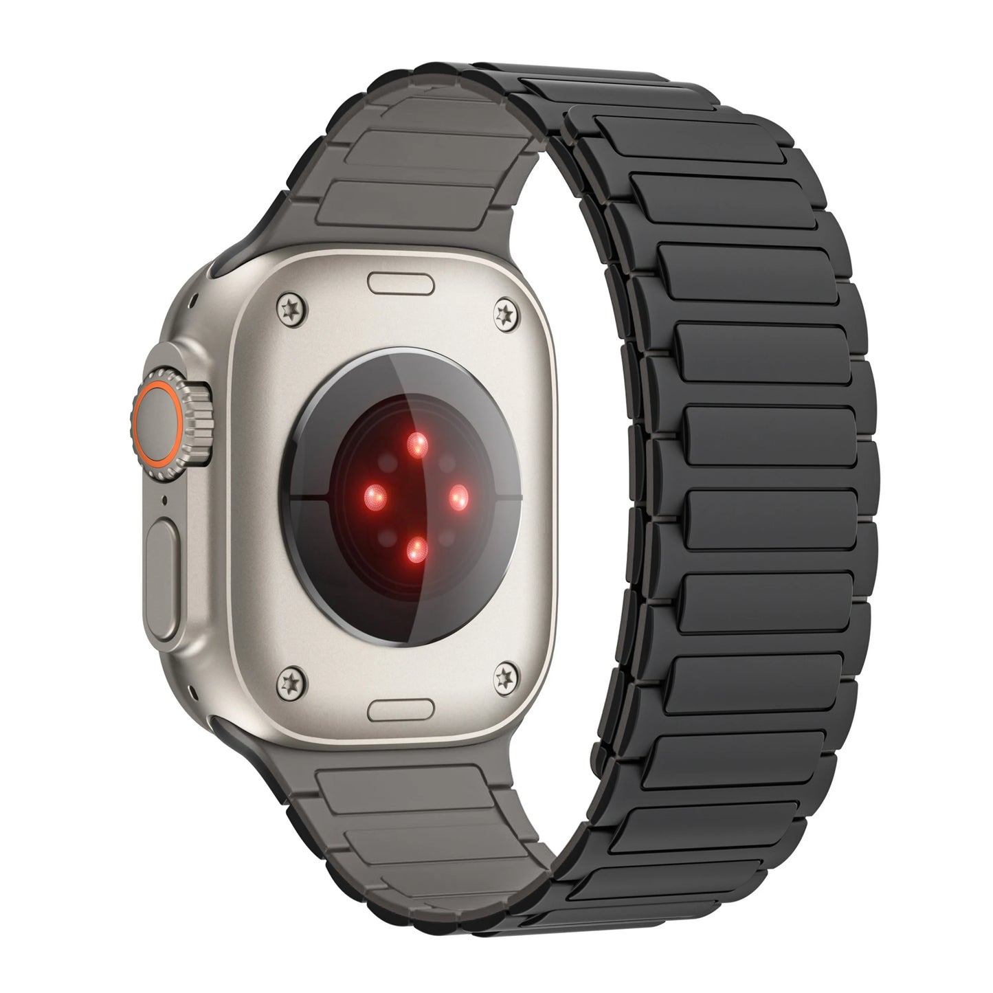 Silicone Magnetic Band for Apple Watch Strap Ultra 3 2 49mm 46mm 45mm 44mm 42mm 40 41mm Bracelet IWatch Series 11 10 9 8 7 6 SE