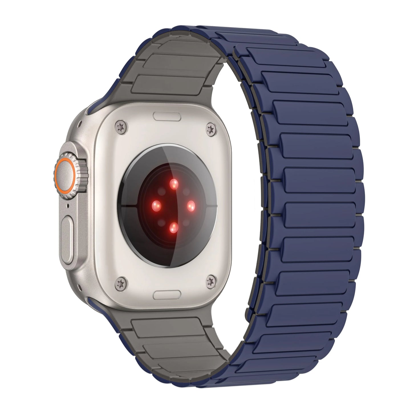 Silicone Magnetic Band for Apple Watch Strap Ultra 3 2 49mm 46mm 45mm 44mm 42mm 40 41mm Bracelet IWatch Series 11 10 9 8 7 6 SE