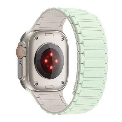 Silicone Magnetic Band for Apple Watch Strap Ultra 3 2 49mm 46mm 45mm 44mm 42mm 40 41mm Bracelet IWatch Series 11 10 9 8 7 6 SE