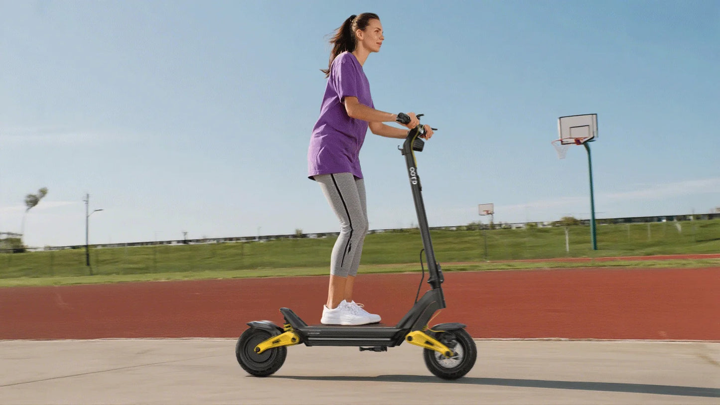 OOTD S10 E-Scooter 1400W Brand Motor 48V20AH Battery City Off-Road Electric Scooter Adult 10-inch Road Tires Foldable EScooters