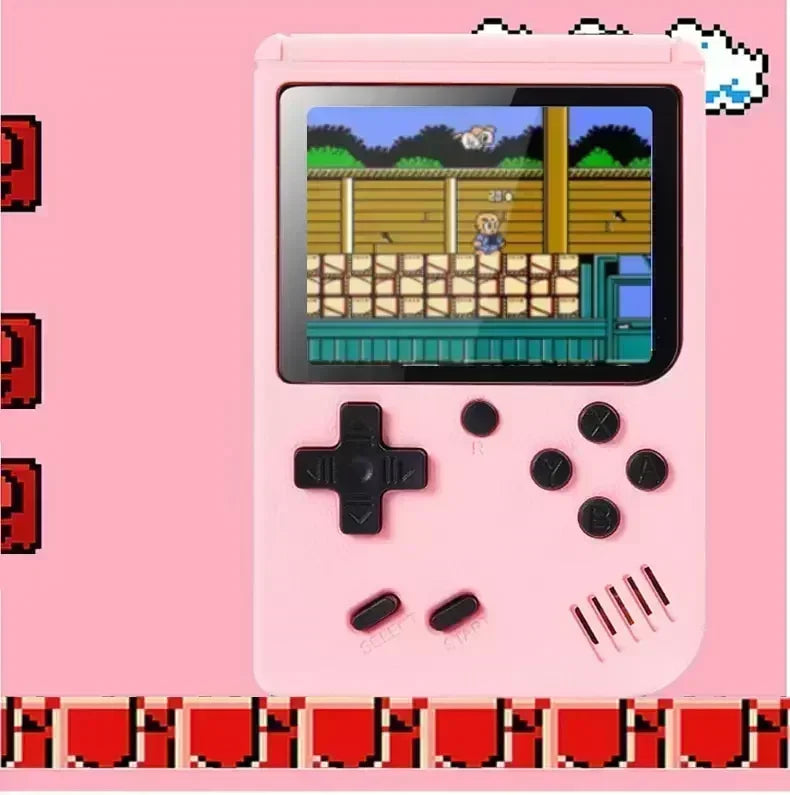 NGNG Portable Game Console with 500 Classic Retro Games 8 Bit 3.0-Inch Color Screen Perfect Birthday Gift for Kids