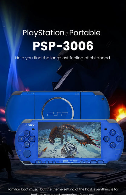 PlayStation Original PSP 3000 Handheld Game Console (PSP-3006) PlayStation Portable 3000 Game Console(Free Games)Cracked version