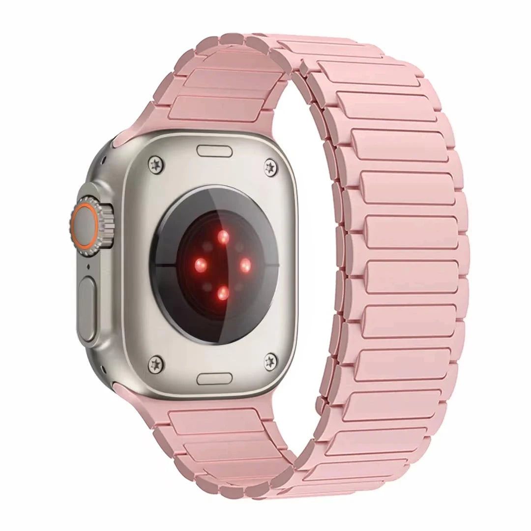 Silicone Magnetic Band for Apple Watch Strap Ultra 3 2 49mm 46mm 45mm 44mm 42mm 40 41mm Bracelet IWatch Series 11 10 9 8 7 6 SE