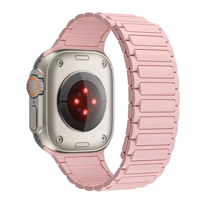 Silicone Magnetic Band for Apple Watch Strap Ultra 3 2 49mm 46mm 45mm 44mm 42mm 40 41mm Bracelet IWatch Series 11 10 9 8 7 6 SE