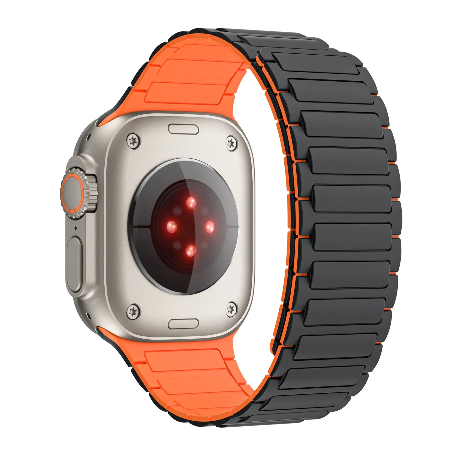 Silicone Magnetic Band for Apple Watch Strap Ultra 3 2 49mm 46mm 45mm 44mm 42mm 40 41mm Bracelet IWatch Series 11 10 9 8 7 6 SE