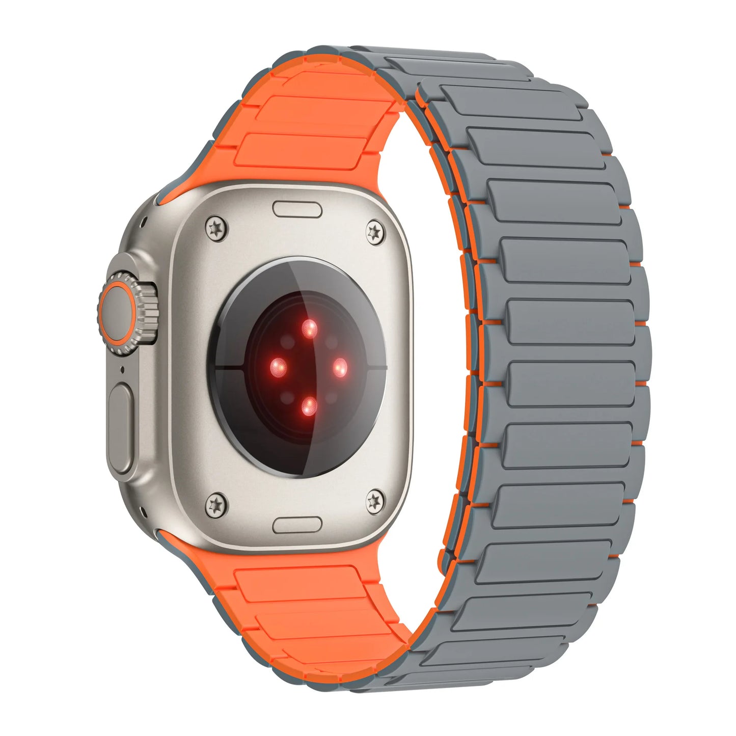 Silicone Magnetic Band for Apple Watch Strap Ultra 3 2 49mm 46mm 45mm 44mm 42mm 40 41mm Bracelet IWatch Series 11 10 9 8 7 6 SE